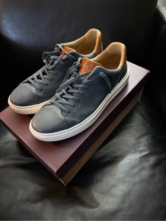 Johnston & Murphy Other - Johnston & Murphy Anders Navy Full Grain Size 12
